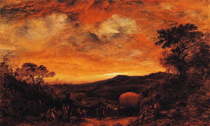 John linnell The Last Load oil painting picture